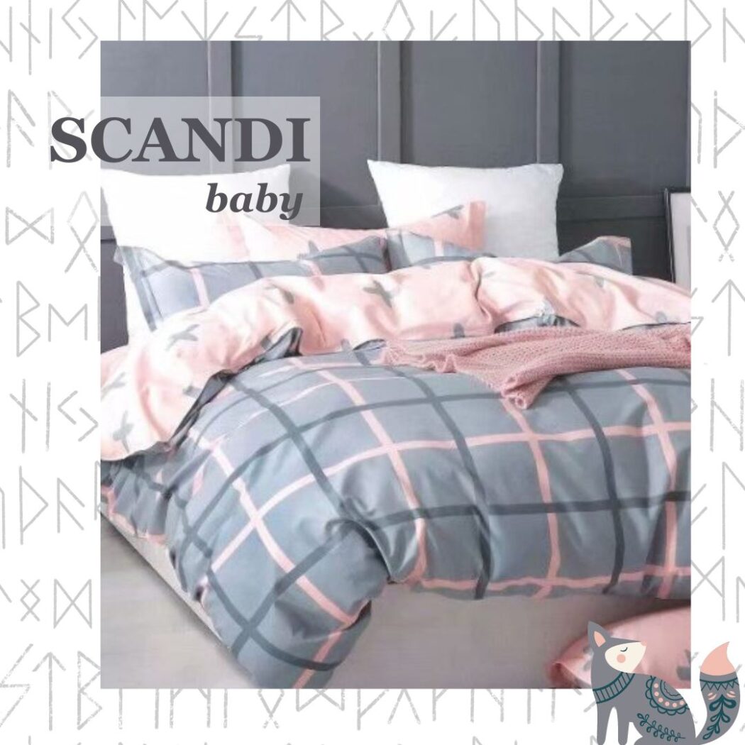 Постільна білизна Скандинавія ліжечко 40х60 см фото