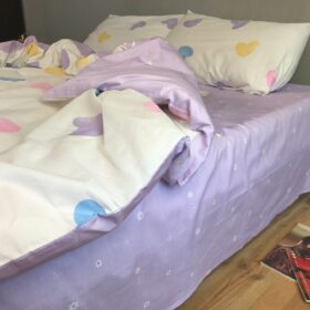 Постільна білизна різнокольорові сердечка Евро 50*70 - Зображення 4
