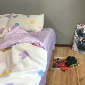 Постільна білизна різнокольорові сердечка Евро 50*70 - Зображення 3