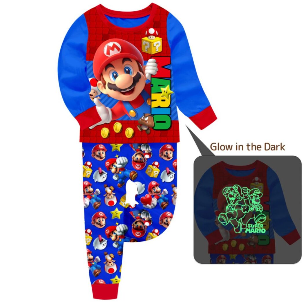 Піжама на хлопця Маріо | Mario brothers | світеться фото