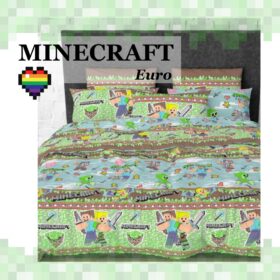 Постільна білизна бязь Майнкрафт Minecraft Євро фото