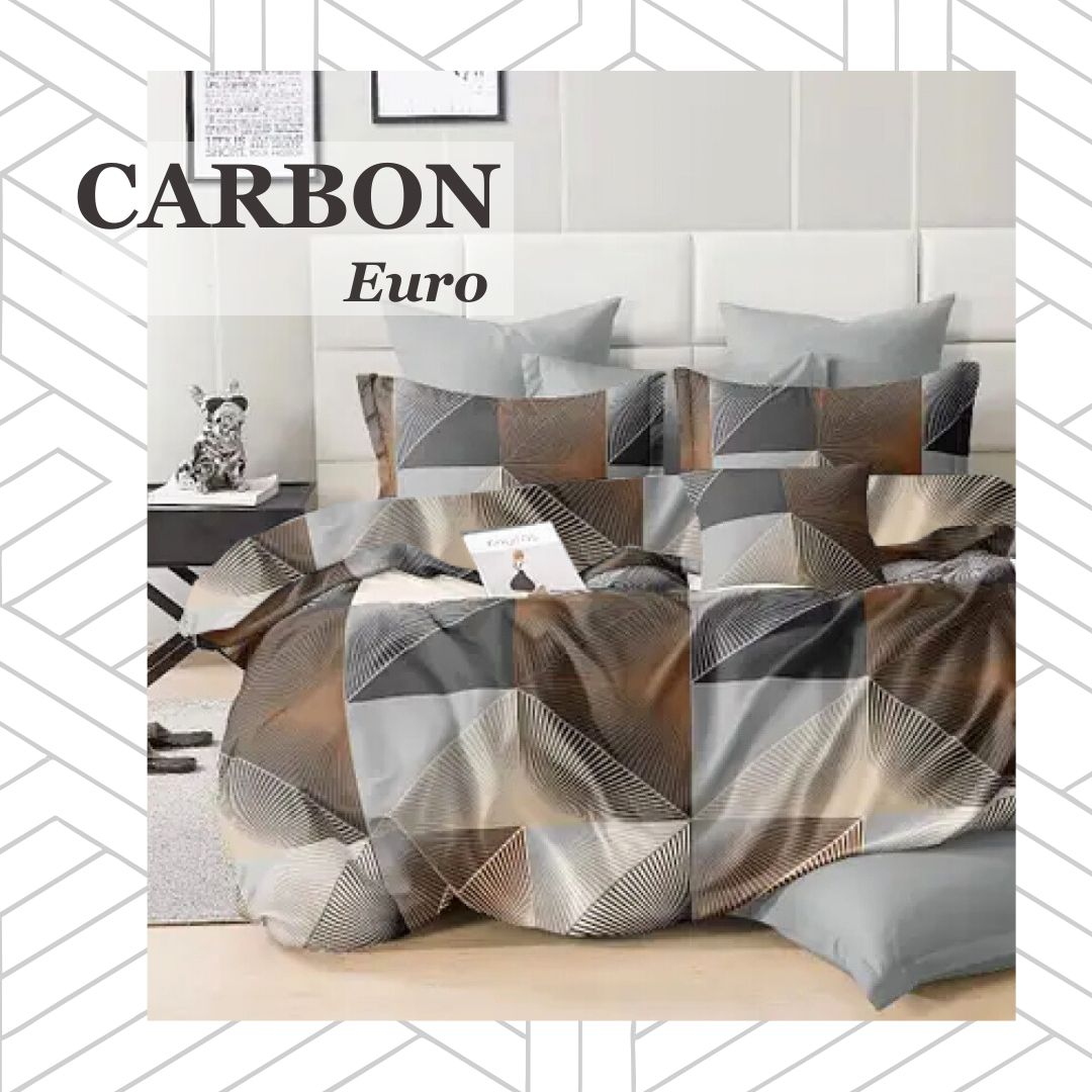 Постільна білизна бязь Графітова геометрія Євро фото