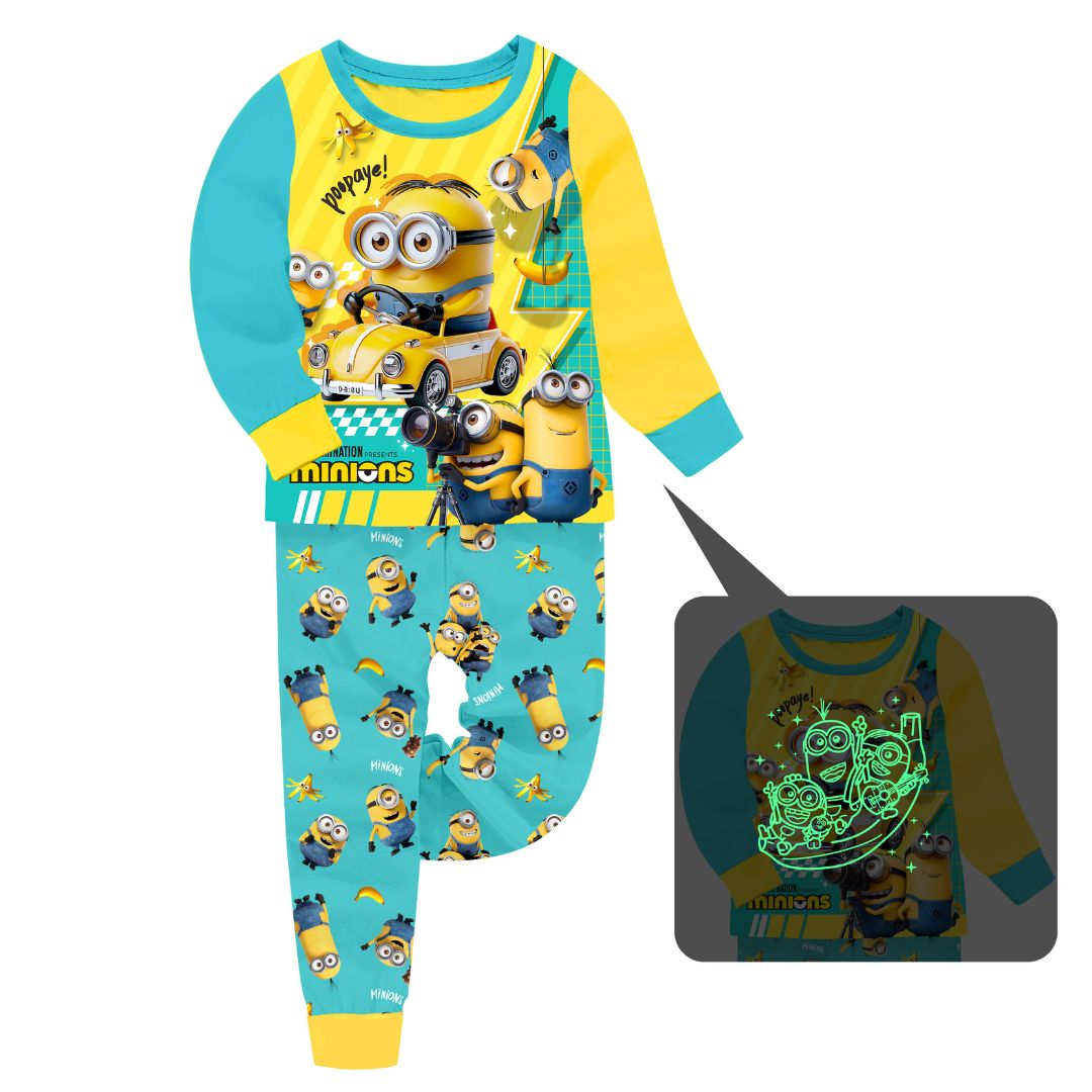Піжама з Міньйонами на хлопчика | Minions | світиться у темряві фото