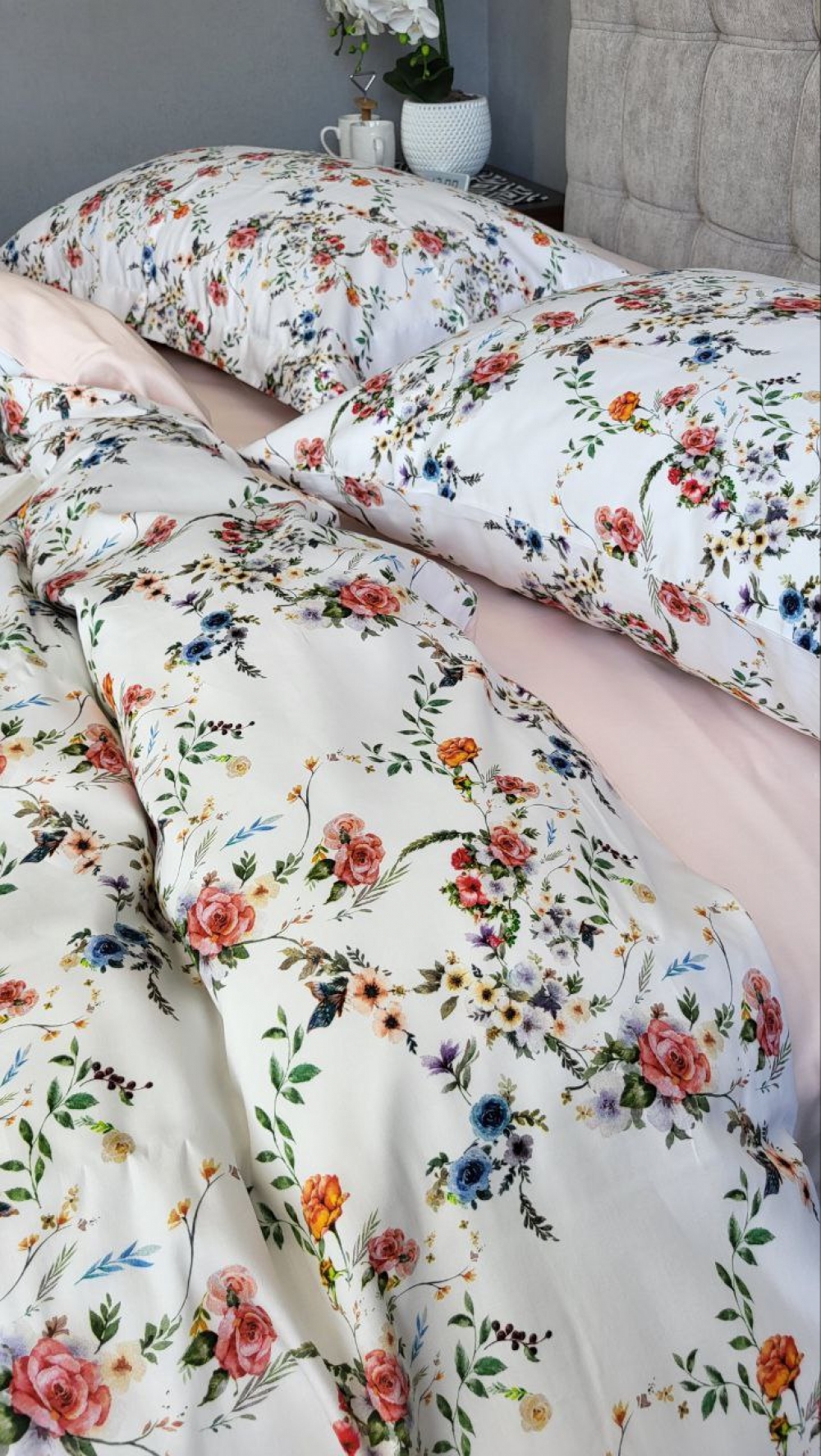 Постільна білизна Сатин PREMIUM, LITORE (Сімейний) - Зображення 5