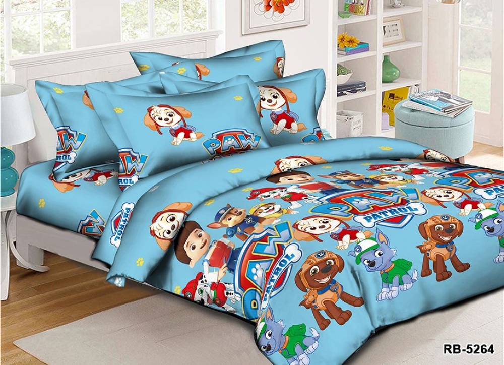 Постільна білизна Зимовий патруль, ранфорс (Сімейний)