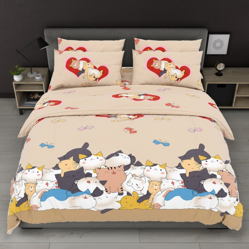 Постільна білизна Малята-кошенята, бязь (Дитячий на рез.)