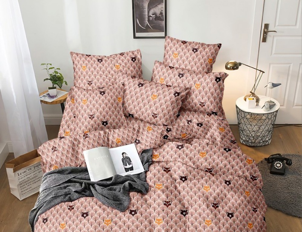 Постільна білизна Строкатий ліс, бязь (Полут. на рез.)