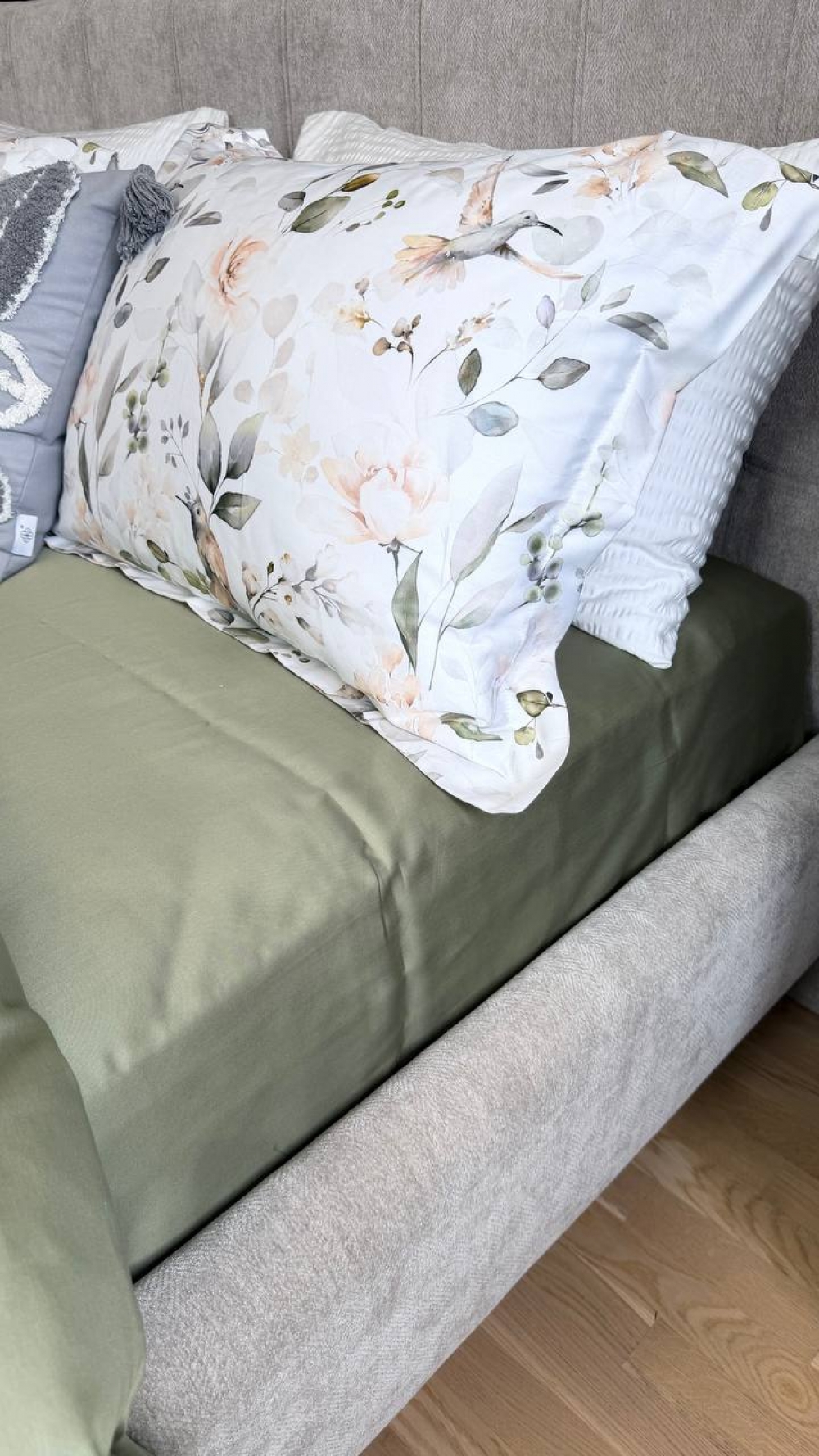 Постільна білизна Сатин PREMIUM, BIRDS (Полуторний) - Зображення 4