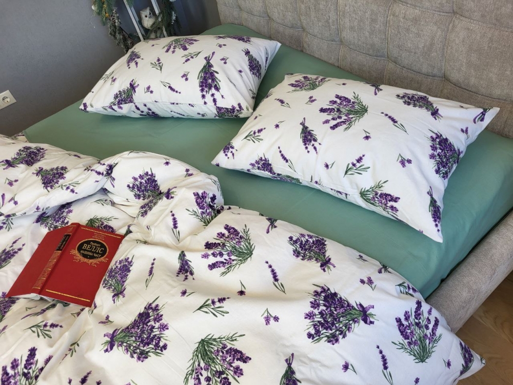 Постільна білизна Лавандин/полин, Turkish flannel (Полут. на рез.) - Зображення 2