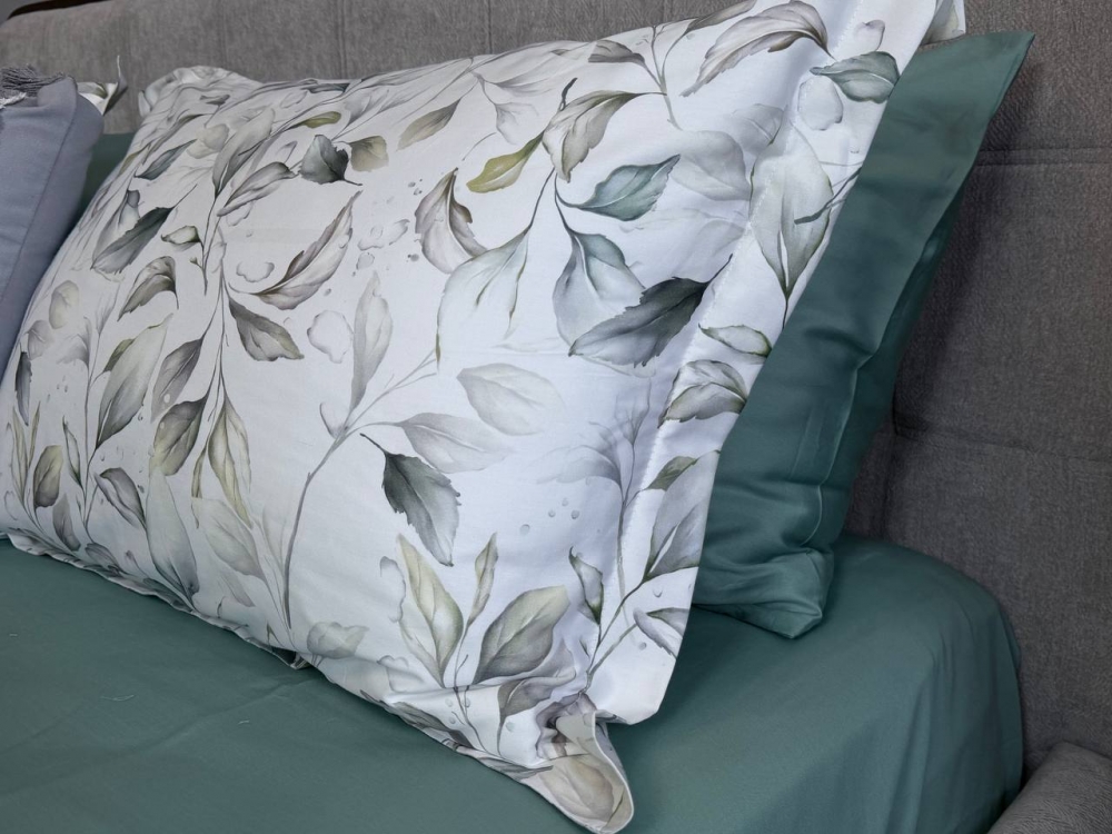 Постільна білизна Сатин PREMIUM, HERBALY (Сімейний) - Зображення 2