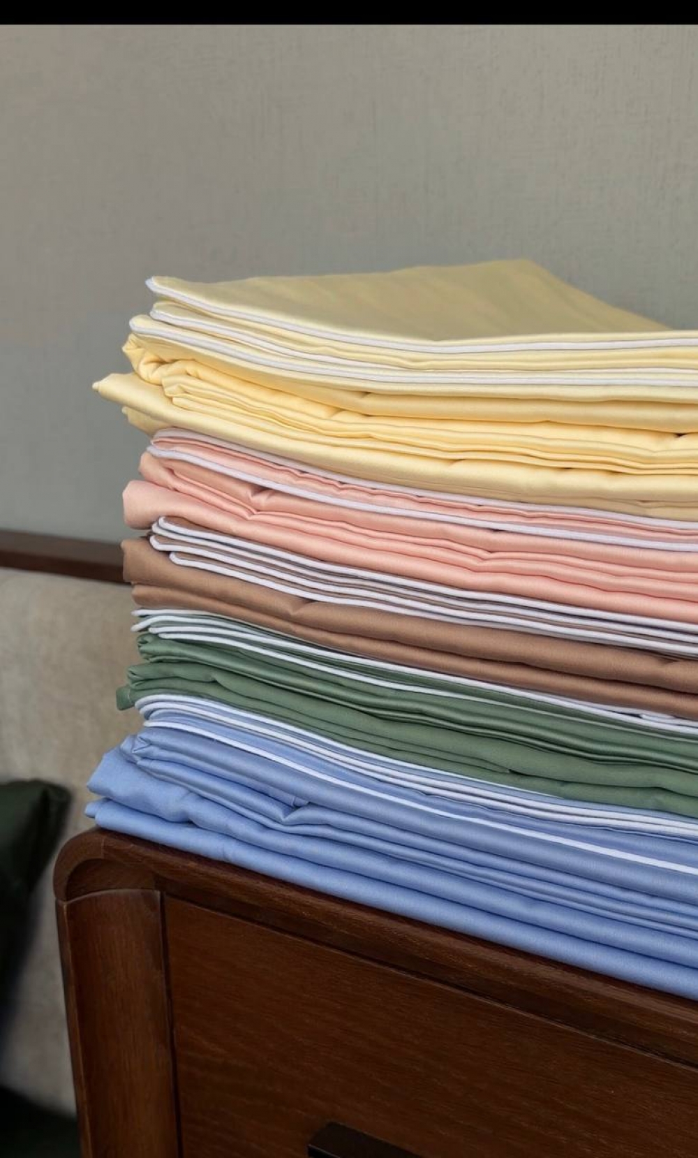 Постільна білизна Пастельний зелений SD-5907, сатин LUX (Сімейний) - Зображення 3