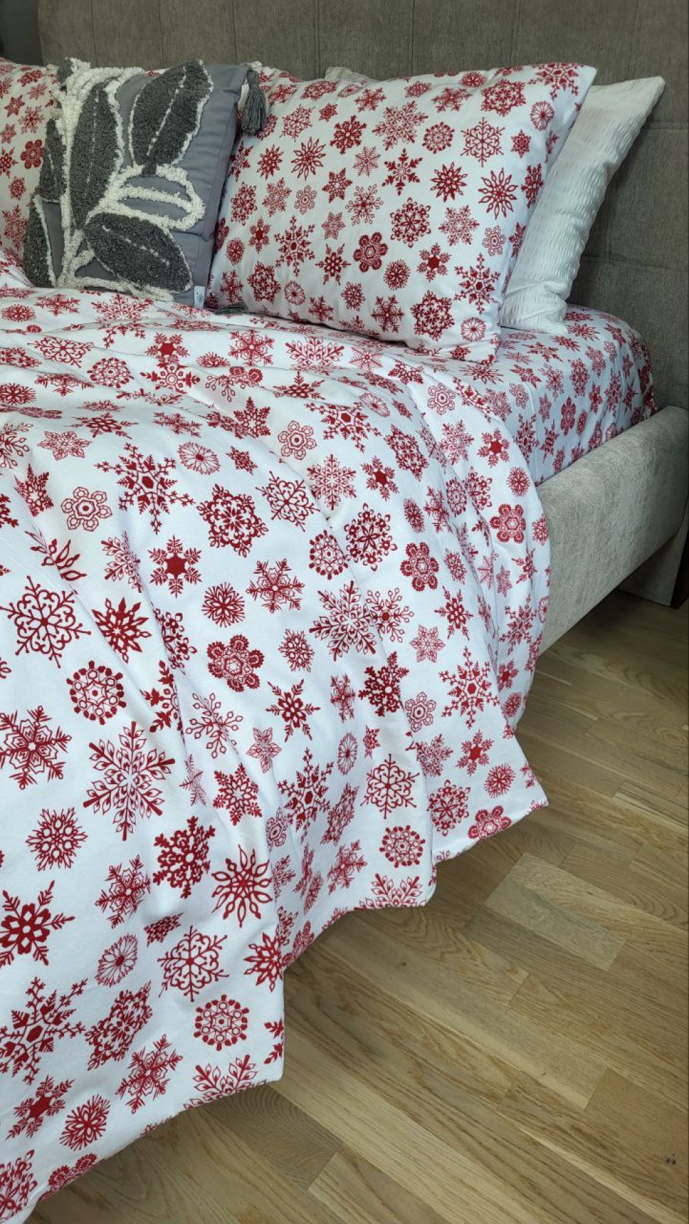 Постільна білизна Сніжинка NEW, Turkish flannel (Полут. на рез.) - Зображення 2