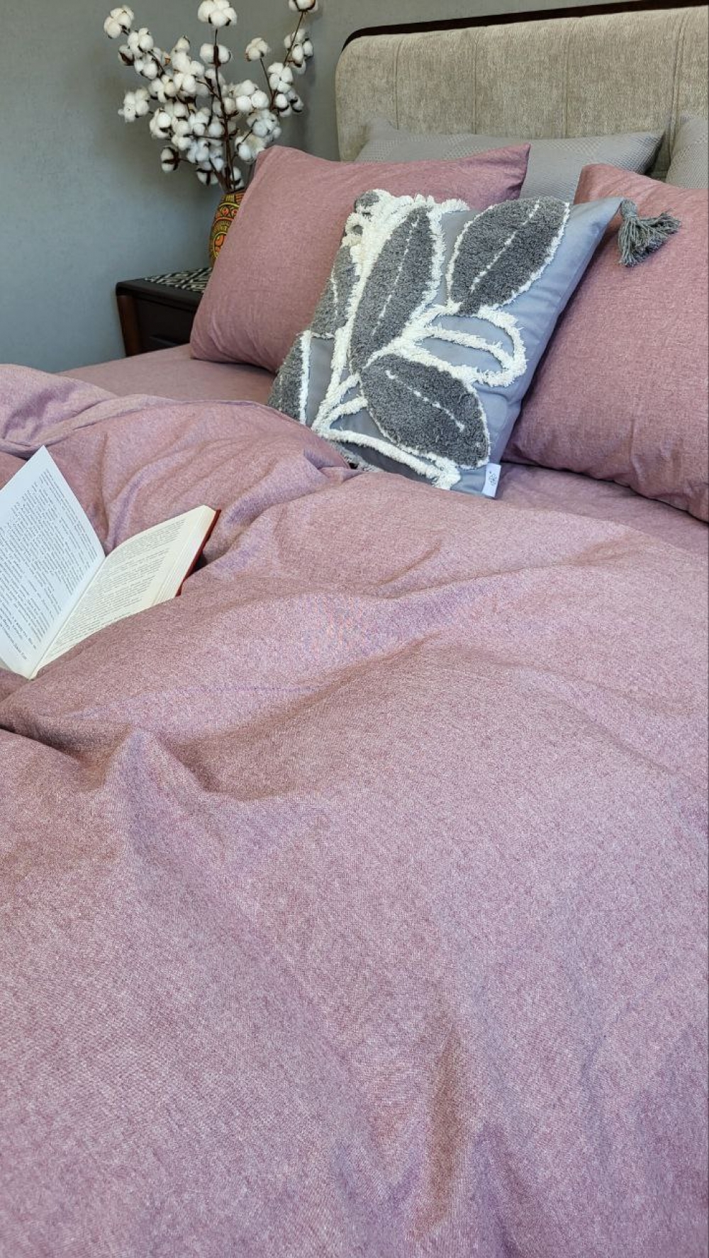 Постільна білизна Mauve, Washed Cotton W1181 (Полут. на рез.) - Зображення 7