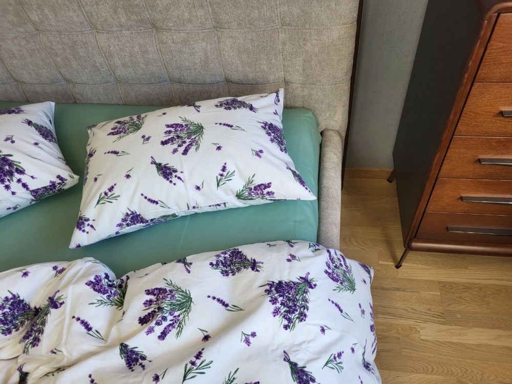 Постільна білизна Лавандин/полин, Turkish flannel (Євро)