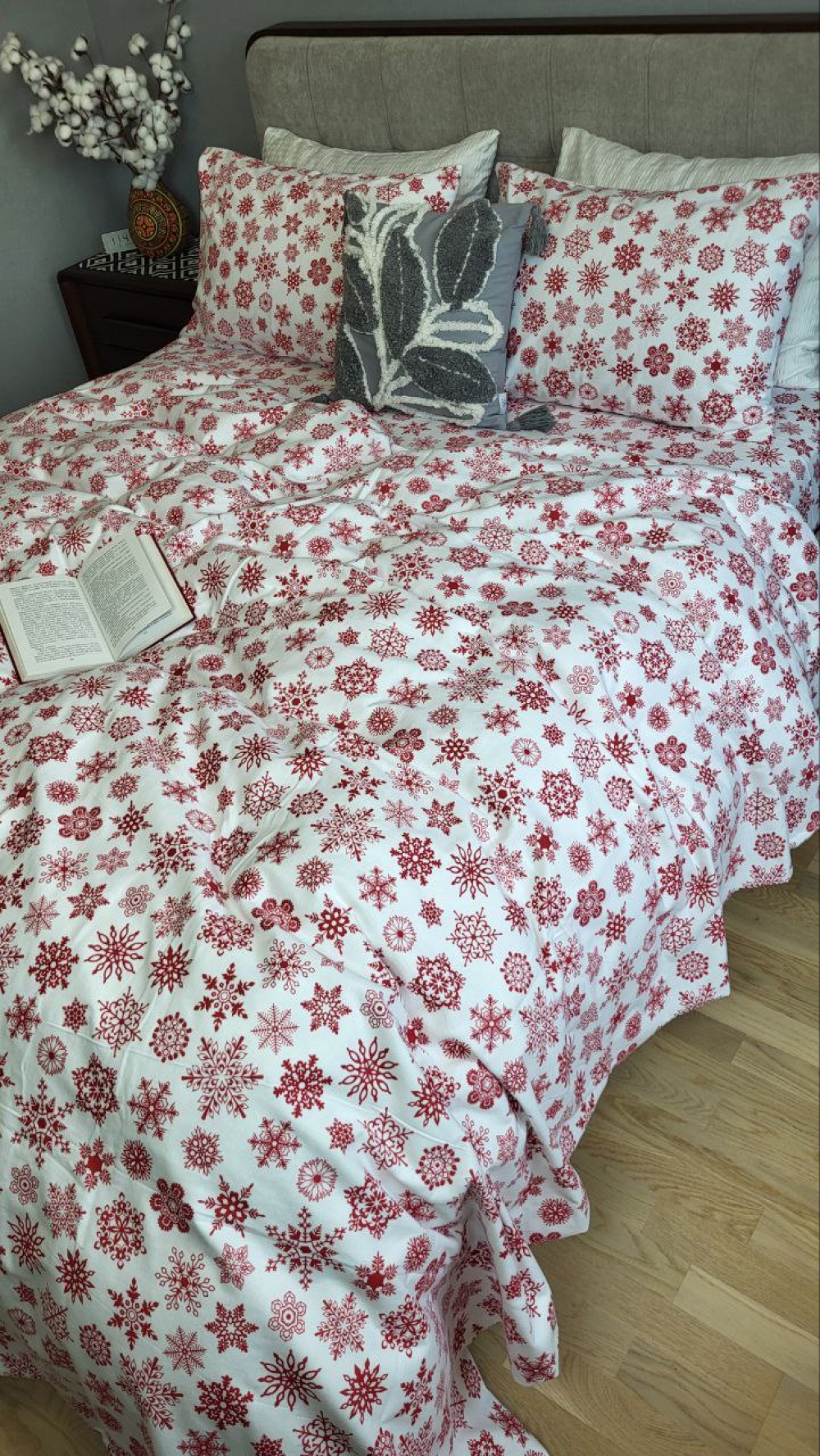 Постільна білизна Сніжинка NEW, Turkish flannel (Полут. на рез.) - Зображення 5