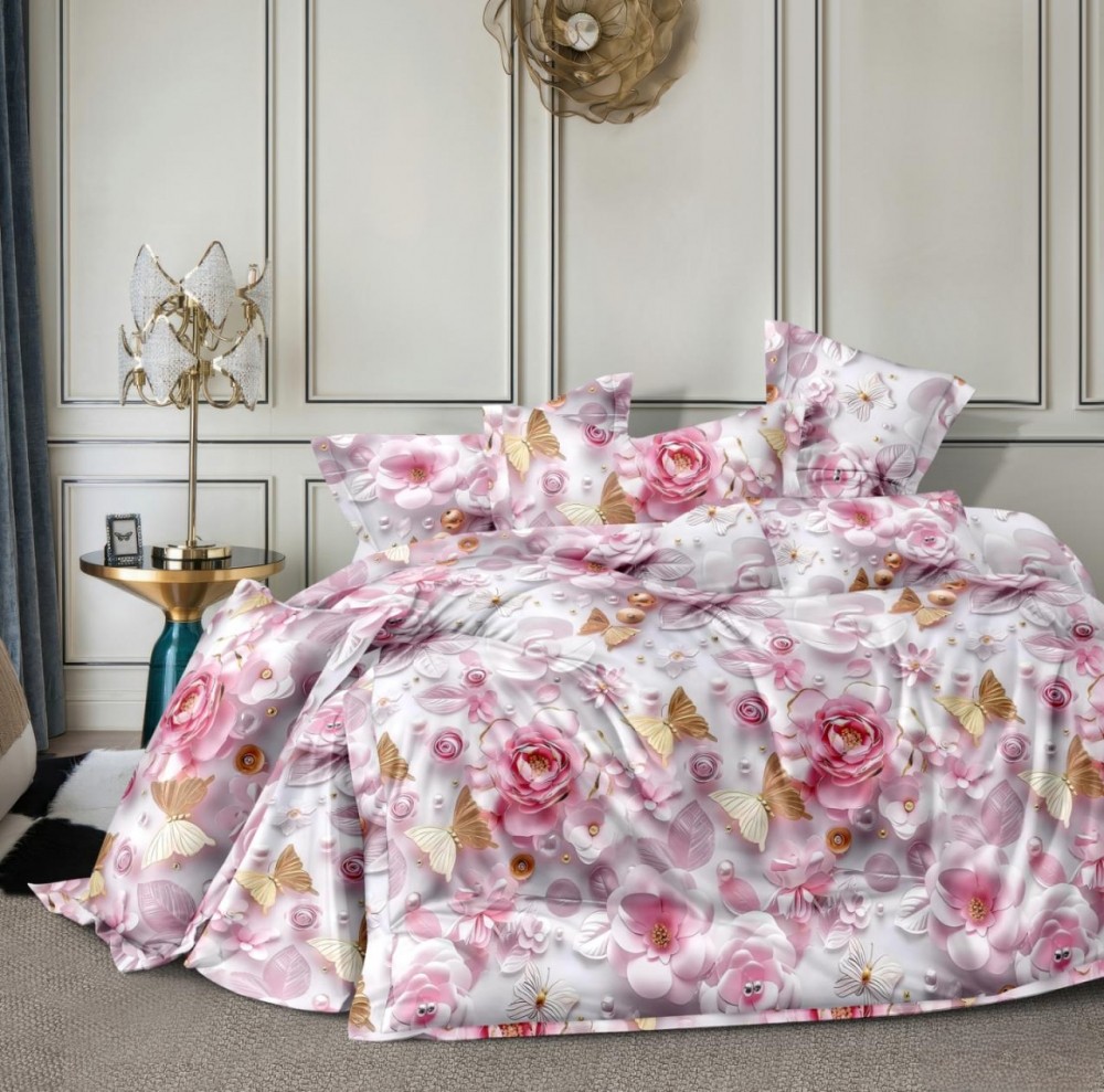 Постільна білизна Розалі, сатин (Сімейний)