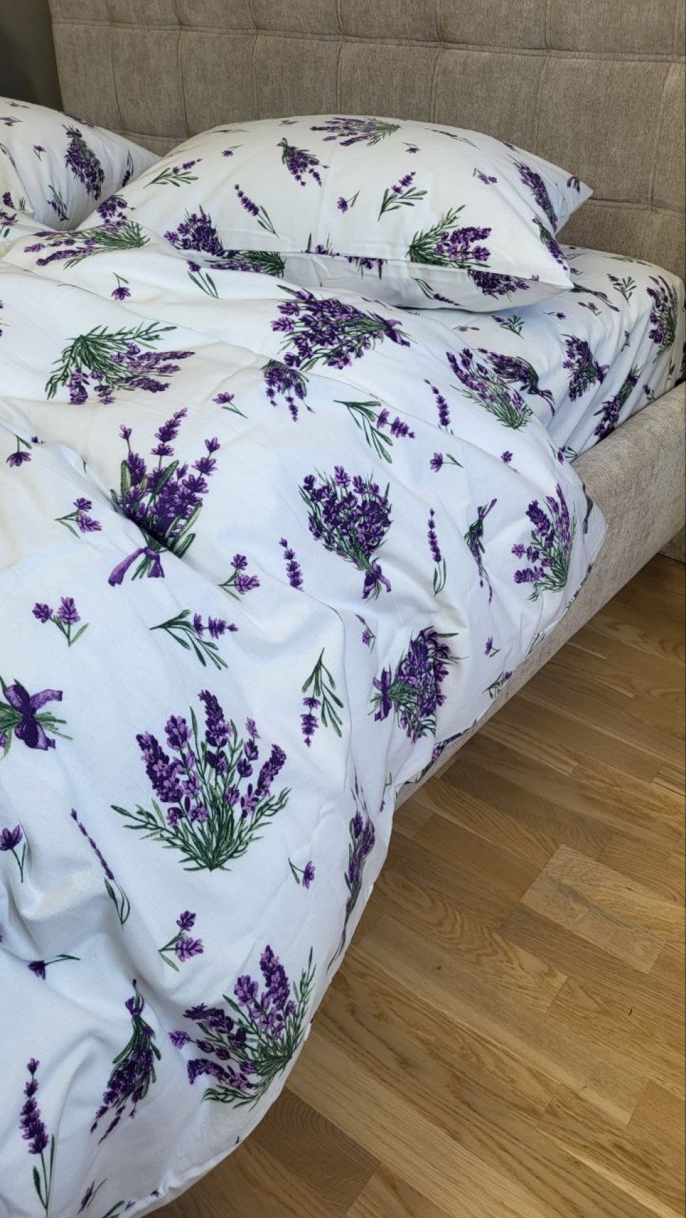 Постільна білизна Лавандин, Turkish flannel (Двоспальний) - Зображення 5