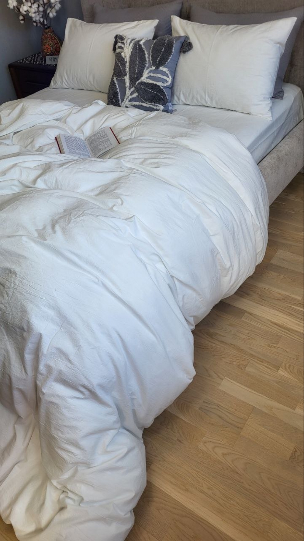 Постільна білизна Milk, Washed Cotton W1341 (Полуторний) - Зображення 7