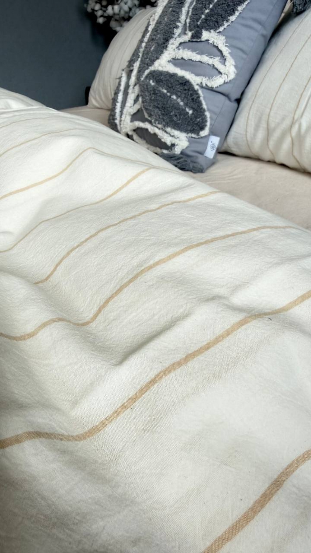 Постільна білизна Lonely+Creamy Beige, Washed Cotton (Двосп. на рез.) - Зображення 5