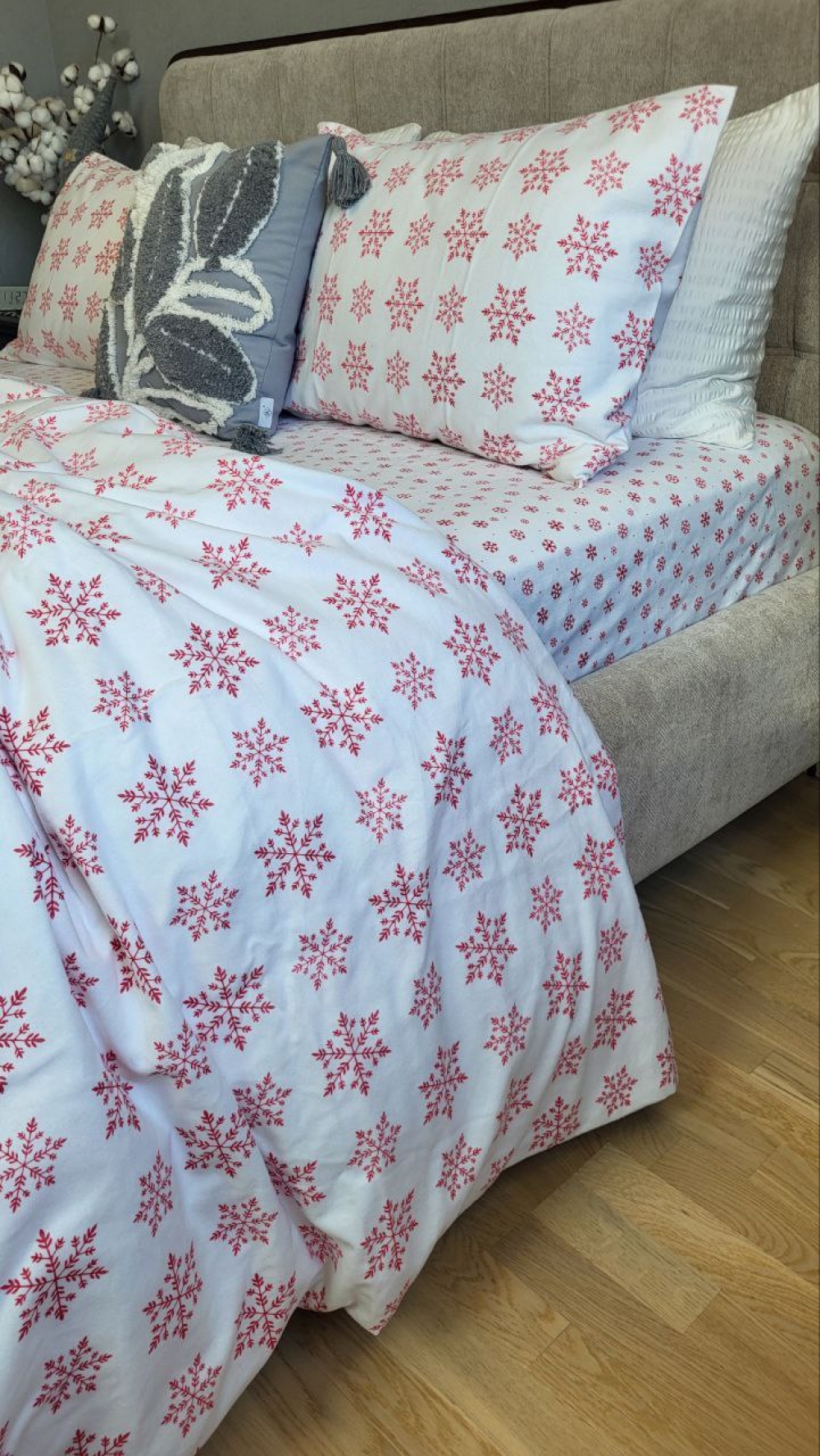 Постільна білизна Блиск, Turkish flannel (Євро на резин.) - Зображення 3