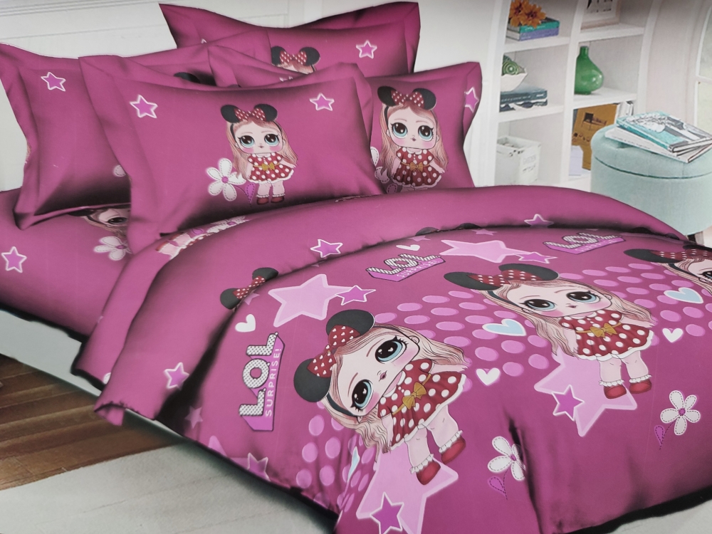 Постільна білизна Лялечки ЛОЛ, бязь (Дитячий)