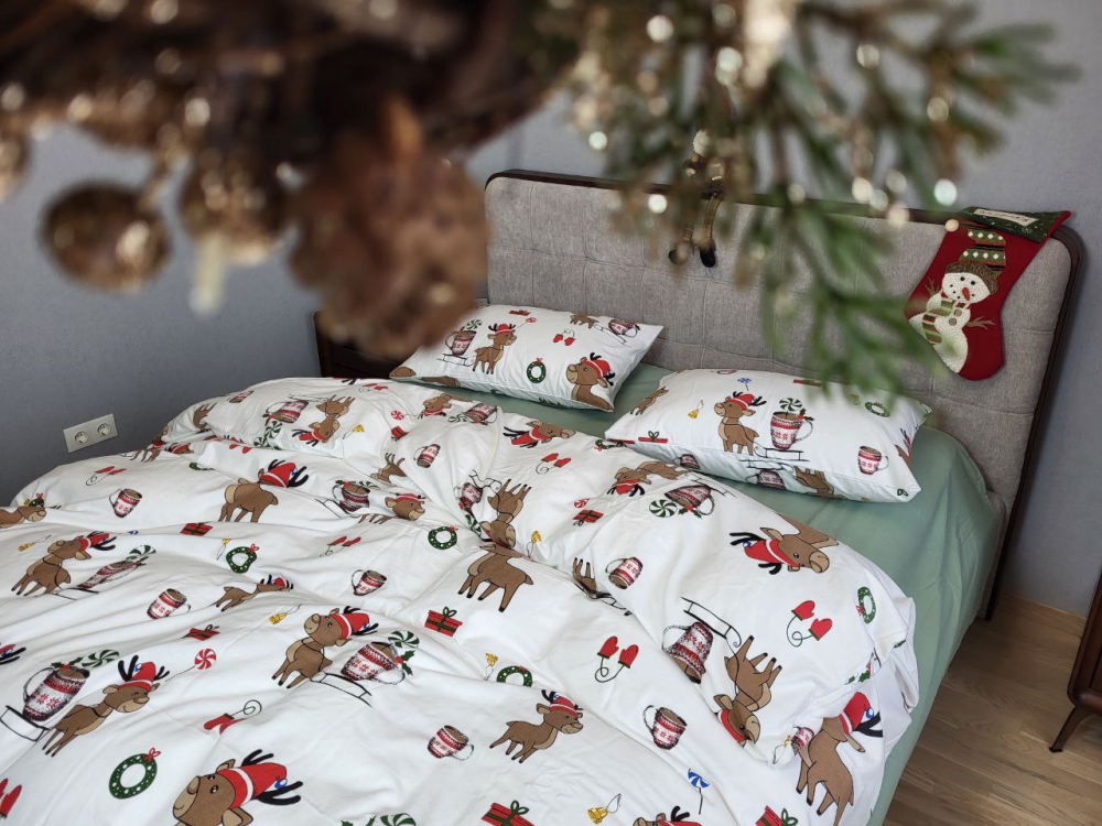 Постільна білизна Гостинці/полин, Turkish flannel (Двоспальний) - Зображення 3