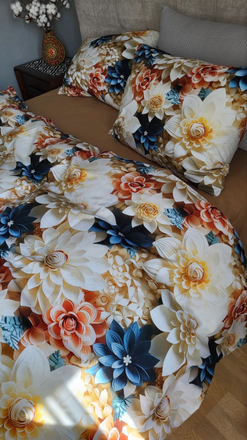 Постільна білизна Оранжерея, cotton 5D (Двоспальний) - Зображення 4