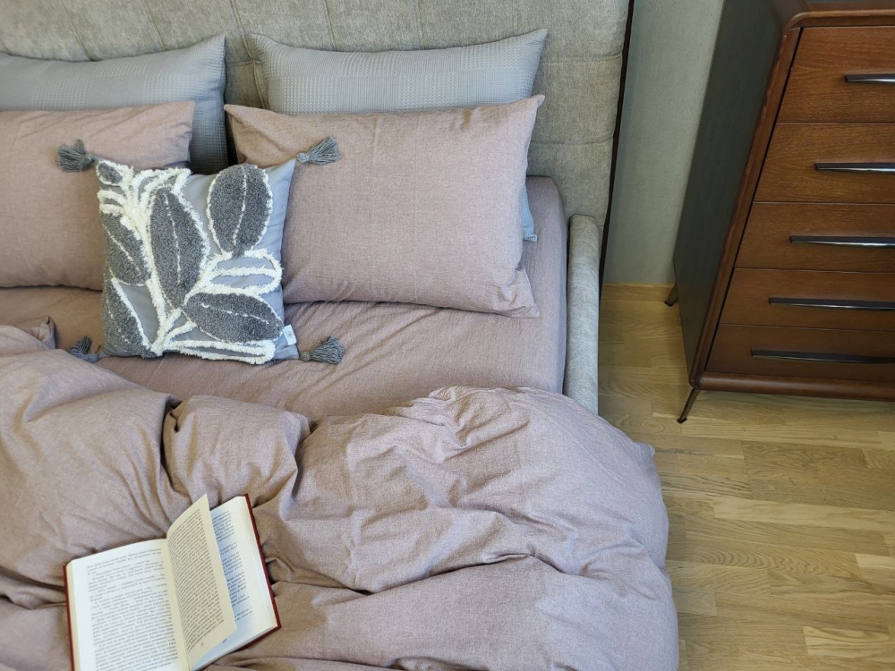 Постільна білизна Brownie, Washed Cotton W1321 (Полуторний)