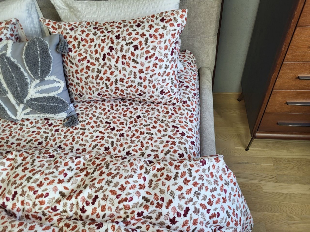 Постільна білизна Багряна осінь, Turkish flannel (Сімейний)