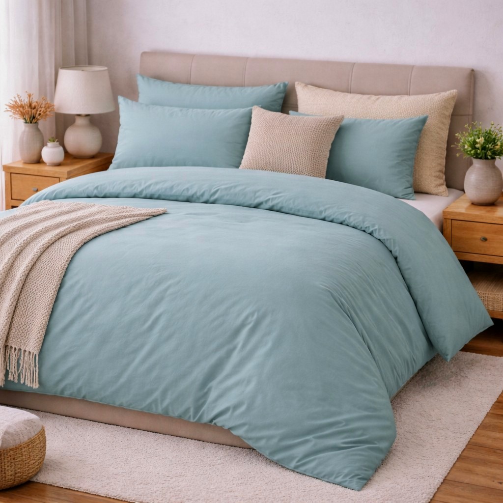 Постільна білизна Sea breeze, LUXURY Washed (Сімейний)