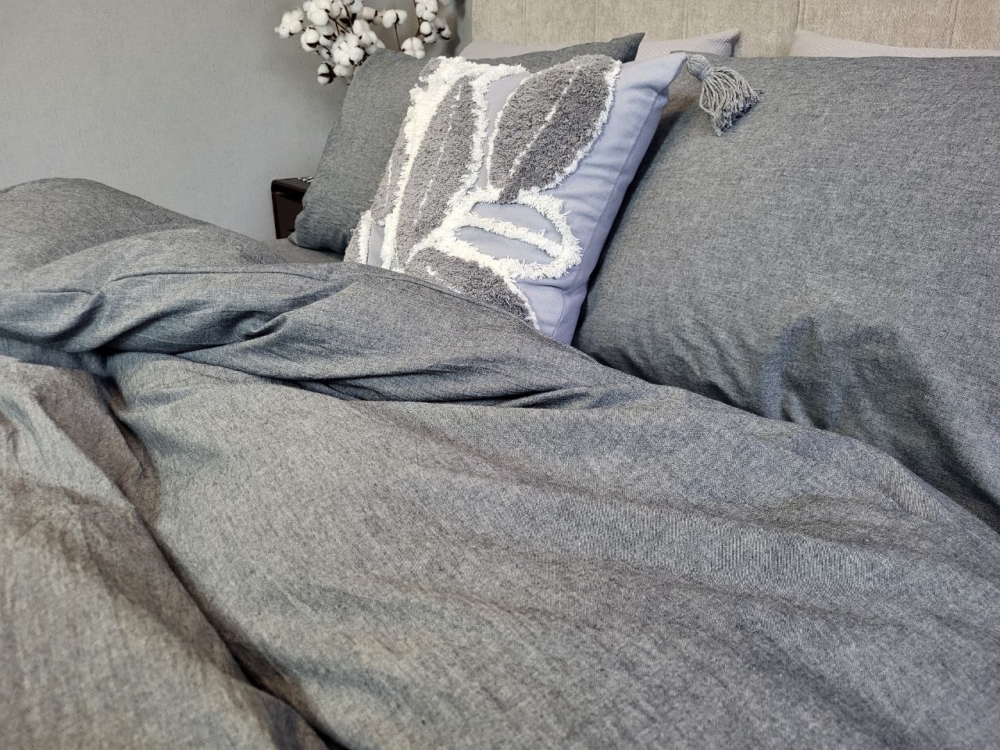 Постільна білизна Graphite, Washed Cotton W1141 (Полут. на рез.) - Зображення 6