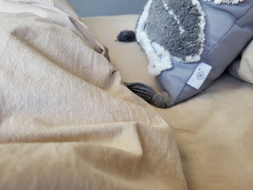 Постільна білизна Latte, Washed Cotton W1121 (Євро) - Зображення 7