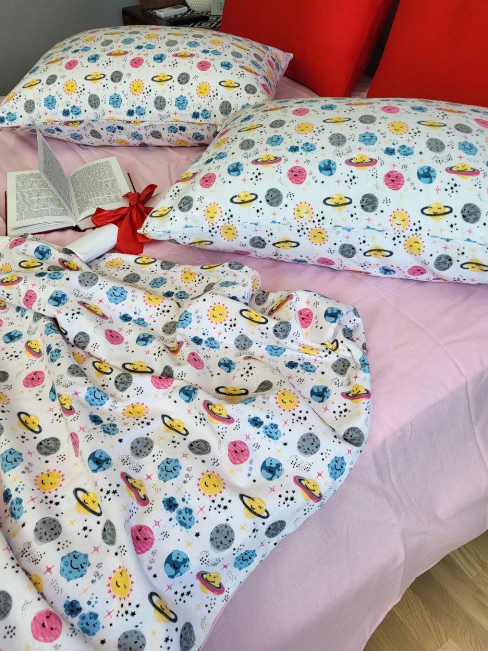 Постільна білизна SPACE, Turkish flannel (Євро) - Зображення 6