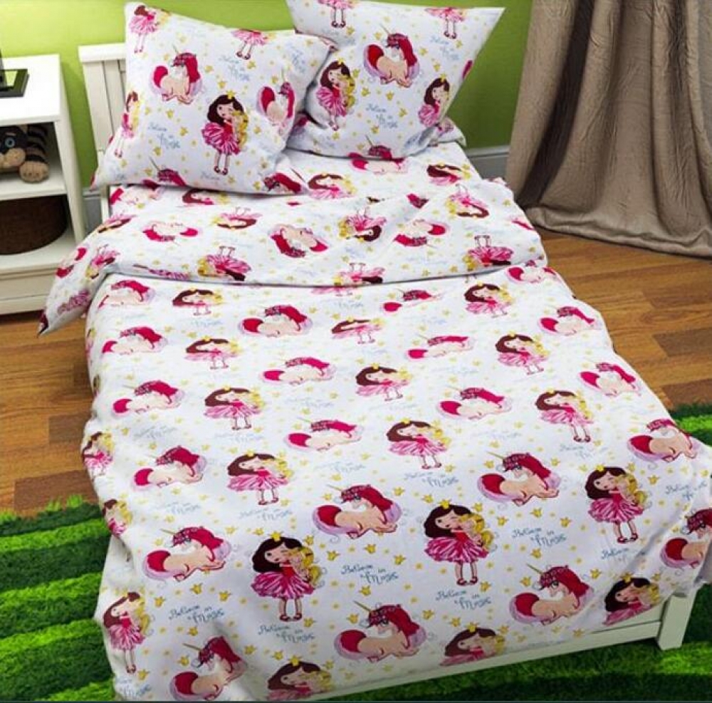 Постільна білизна Принцеса, бязь (Полут. на рез.)