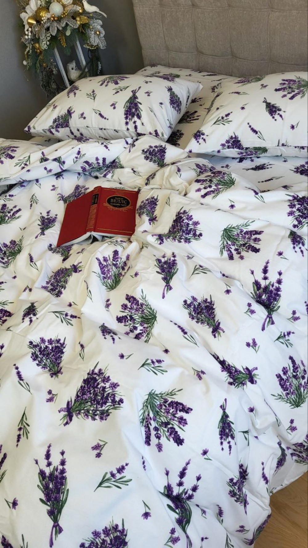 Постільна білизна Лавандин, Turkish flannel (Двоспальний) - Зображення 3