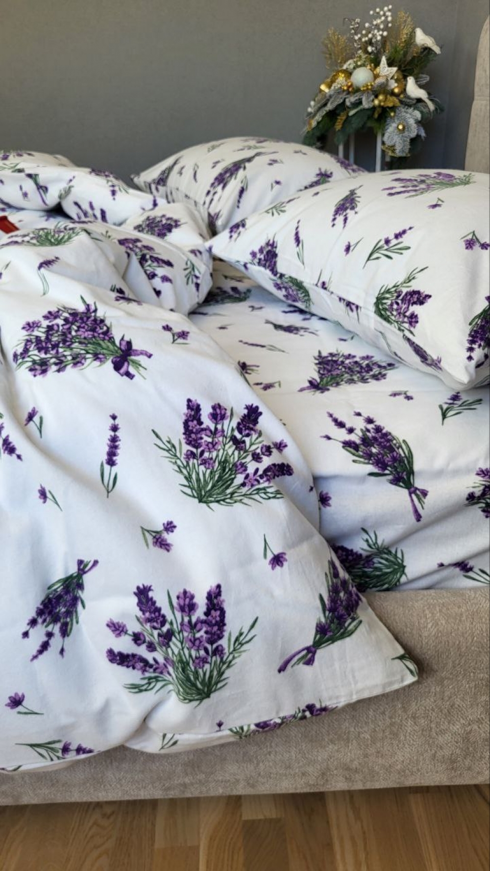 Постільна білизна Лавандин, Turkish flannel (Двоспальний) - Зображення 4