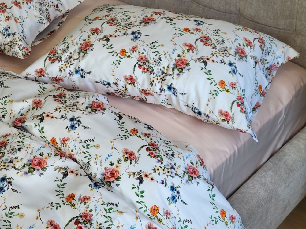 Постільна білизна Сатин PREMIUM, LITORE (Полуторний)