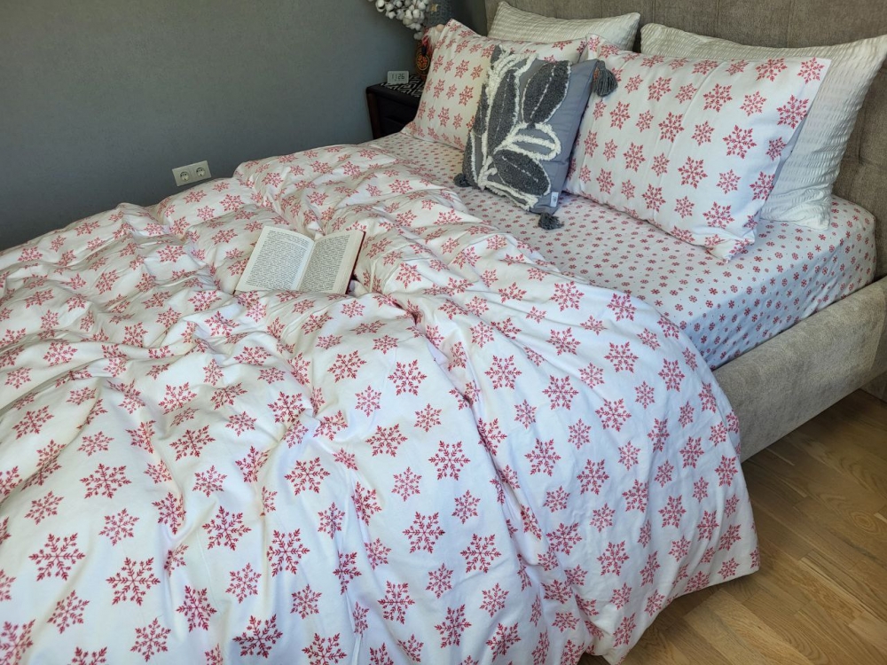 Постільна білизна Блиск, Turkish flannel (Євро на резин.) - Зображення 2