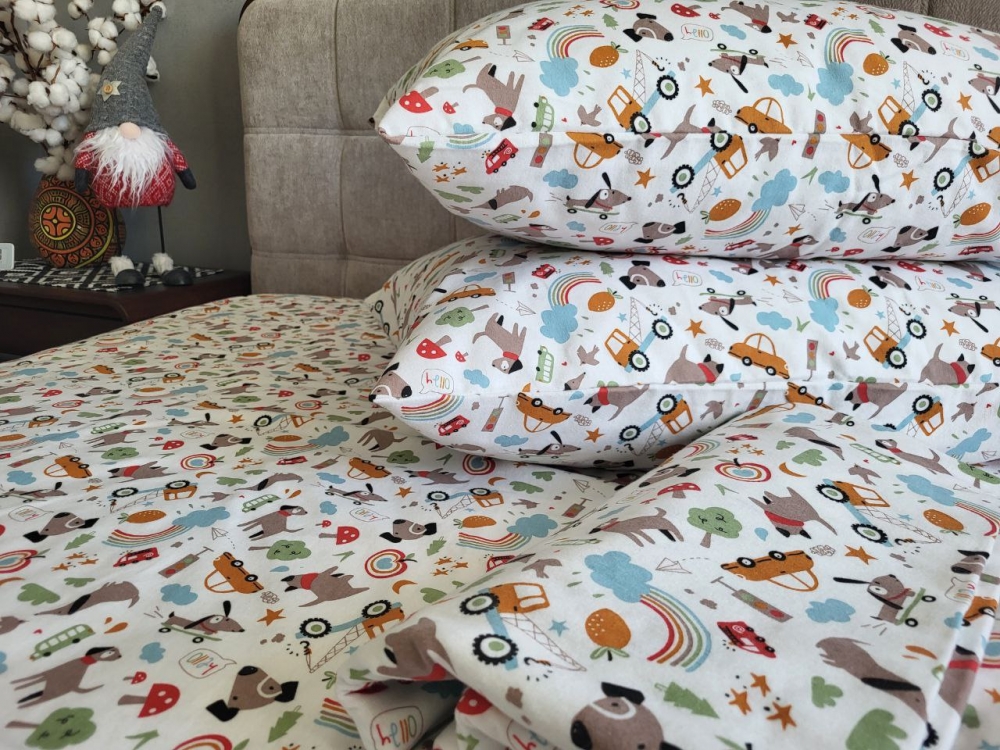 Постільна білизна Пригоди, Turkish flannel (Полуторний) - Зображення 2