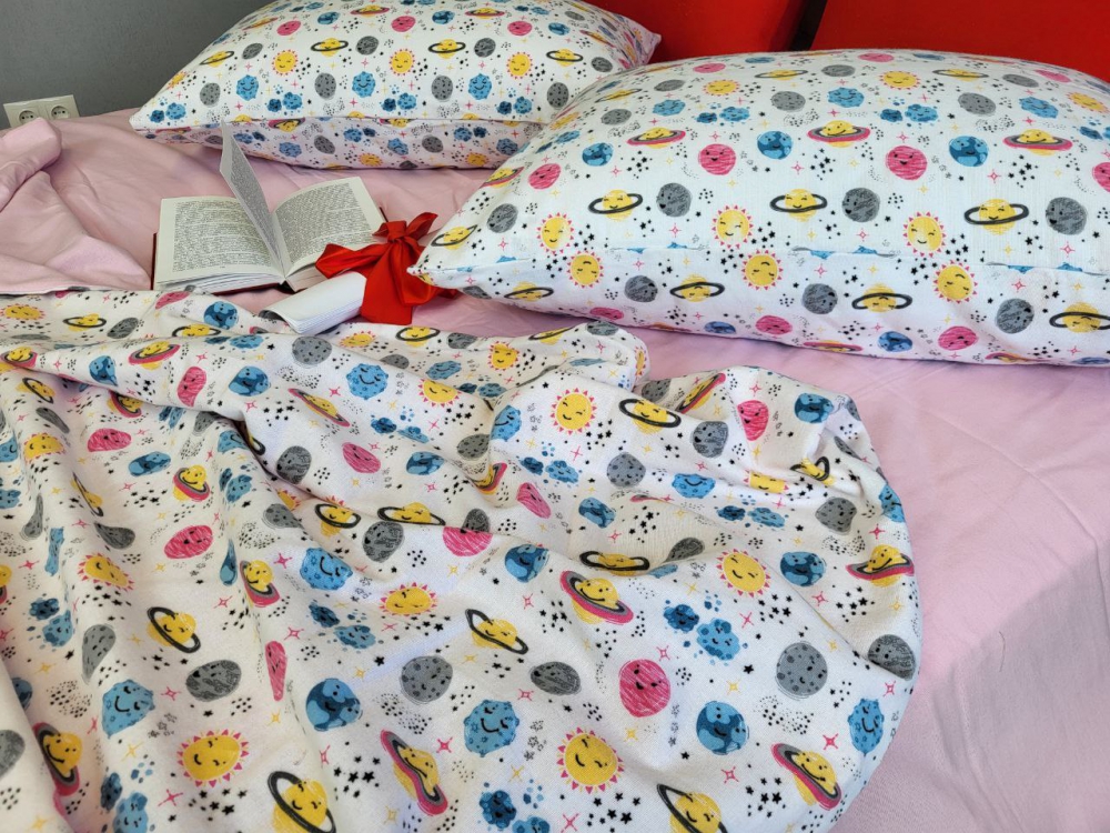 Постільна білизна SPACE, Turkish flannel (Євро) - Зображення 7