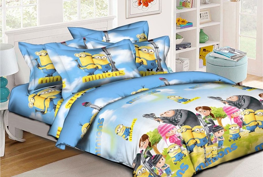 Постільна білизна Посіпаки, ранфорс (Підл. на рез.)