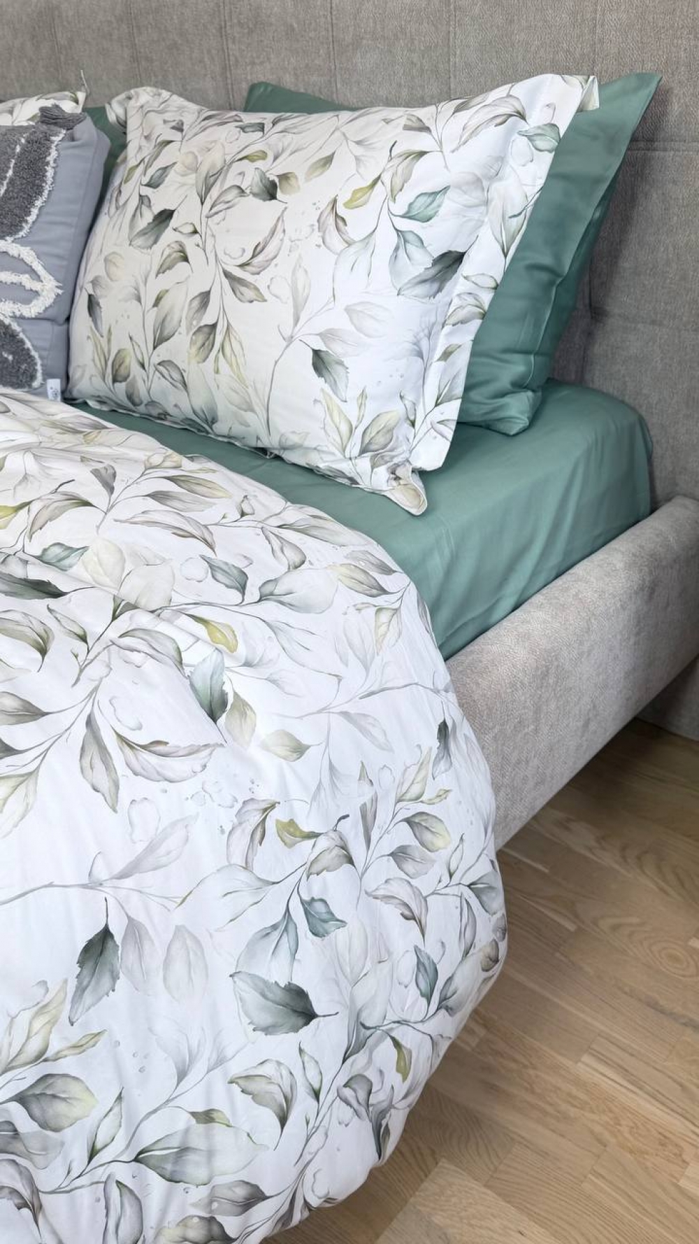 Постільна білизна Сатин PREMIUM, HERBALY (Євро) - Зображення 2