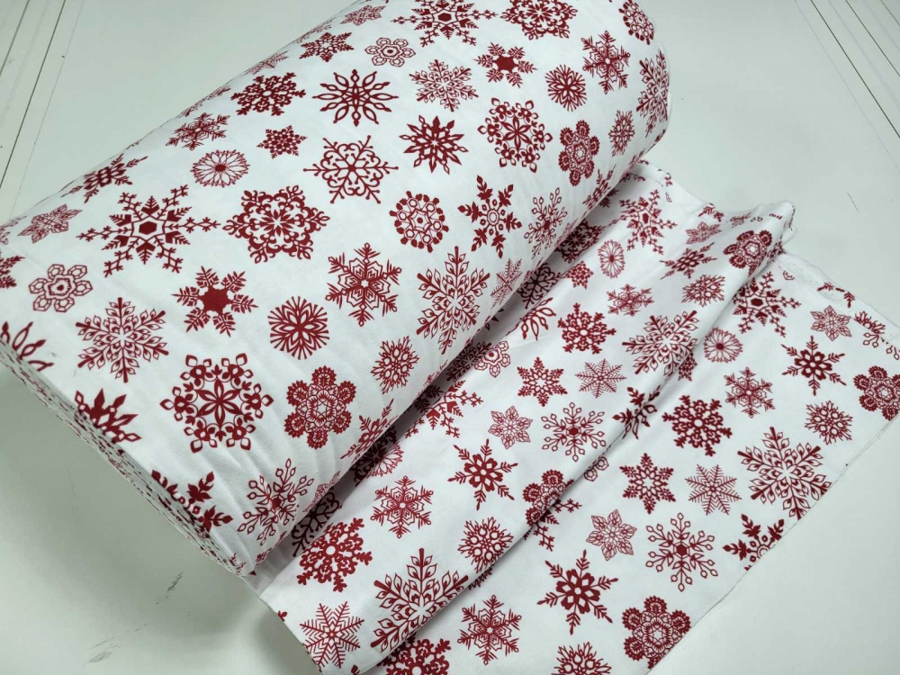 Постільна білизна Сніжинка NEW, Turkish flannel (Полут. на рез.) - Зображення 7