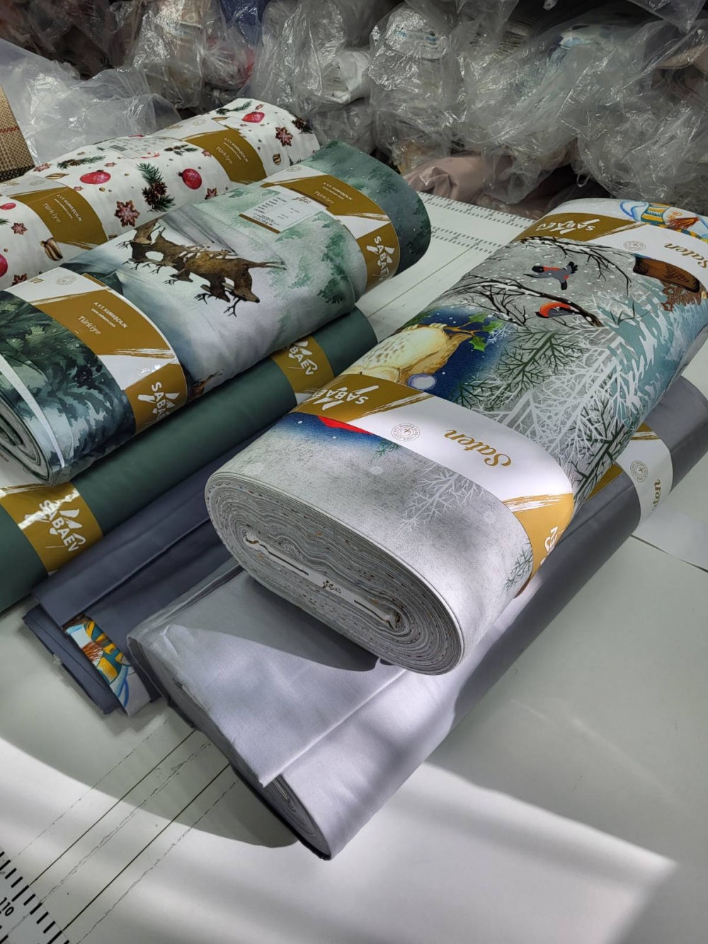 Постільна білизна Сатин PREMIUM, SNOWY FOREST NEW (Сімейний) - Зображення 2