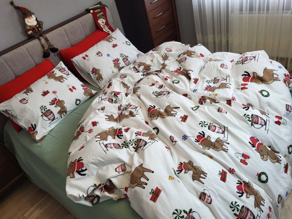 Постільна білизна Гостинці/полин, Turkish flannel (Сім. на резин.) - Зображення 6