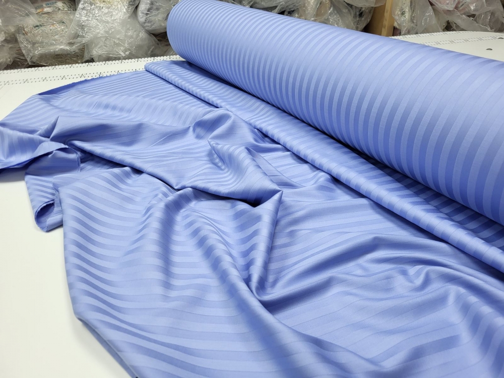 Постільна білизна Stripe LUX CORNFLOWER BLUE 1/1см (Євро) - Зображення 3
