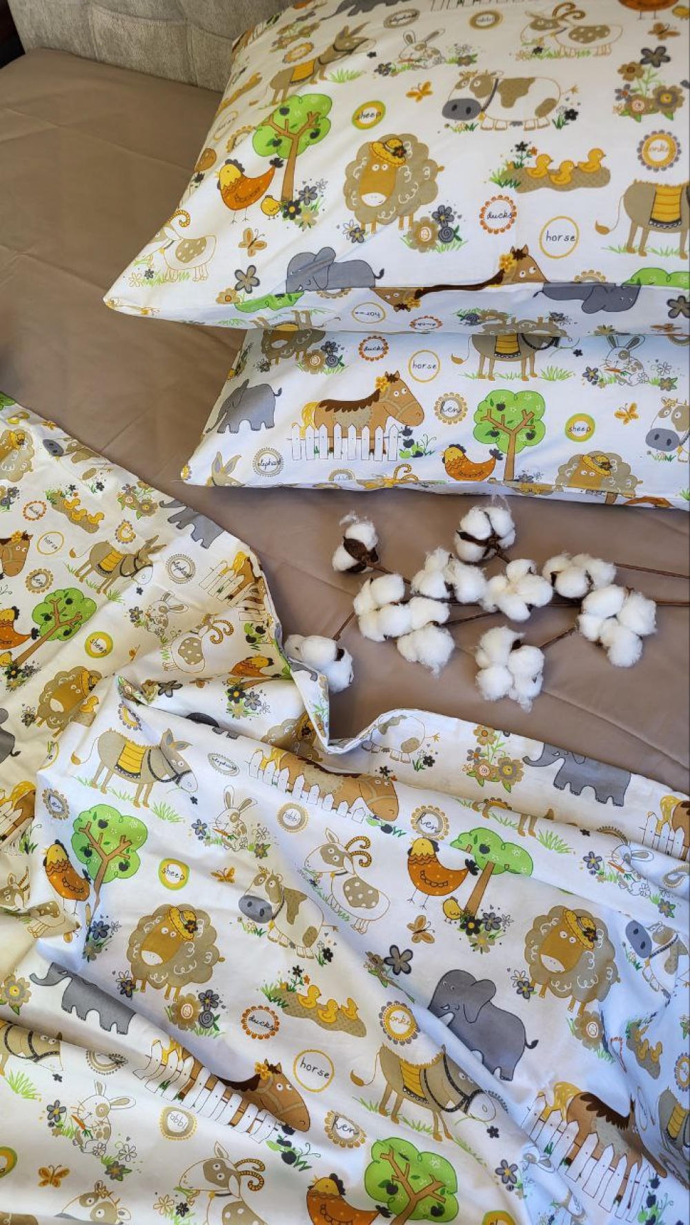 Постільна білизна Весела ферма, cotton (Двоспальний) - Зображення 5