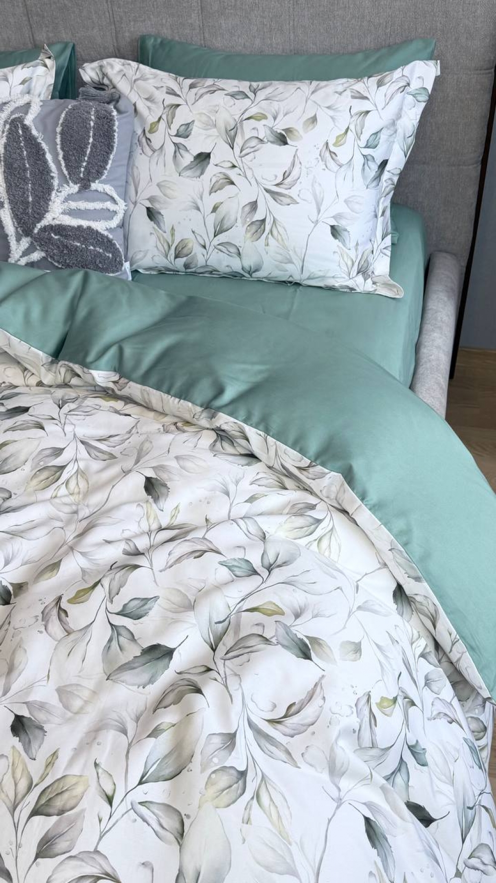 Постільна білизна Сатин PREMIUM, HERBALY (Сімейний) - Зображення 7