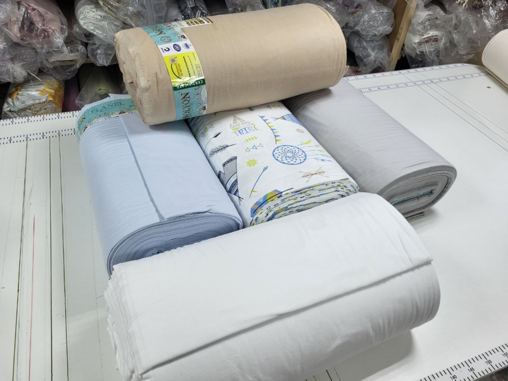 Постільна білизна Вігвам/білий, Turkish flannel (Сімейний) - Зображення 2