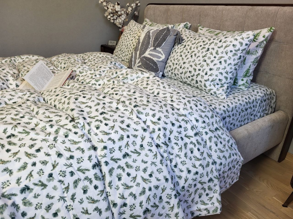 Постільна білизна Аромат лісу, Turkish flannel (Сім. на резин.) - Зображення 4